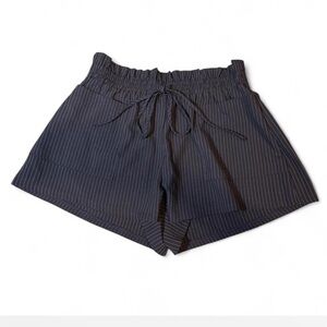 Forever 21 Navy and White Striped Shorts